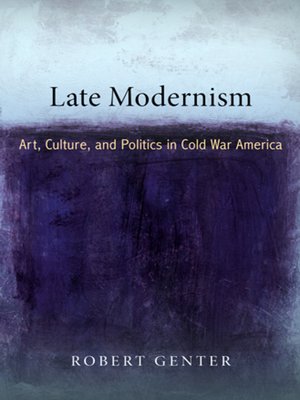 cover image of Late Modernism